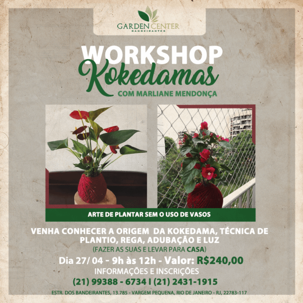 CURSO - KOKEDAMA - POST CURSO - KOKEDAMA - POST